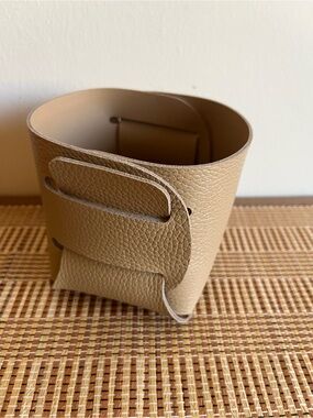 Handmade Foldable Genuine Leather Pen Holder